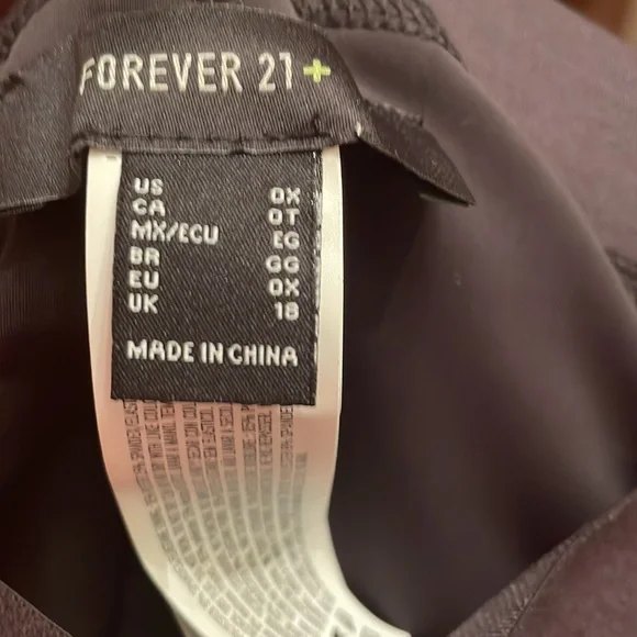 NWT Forever 21 Black Tennis Skirt Size 0X - Picture 3 of 5